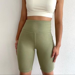 Rachel Zoe - Sage green, biker shorts